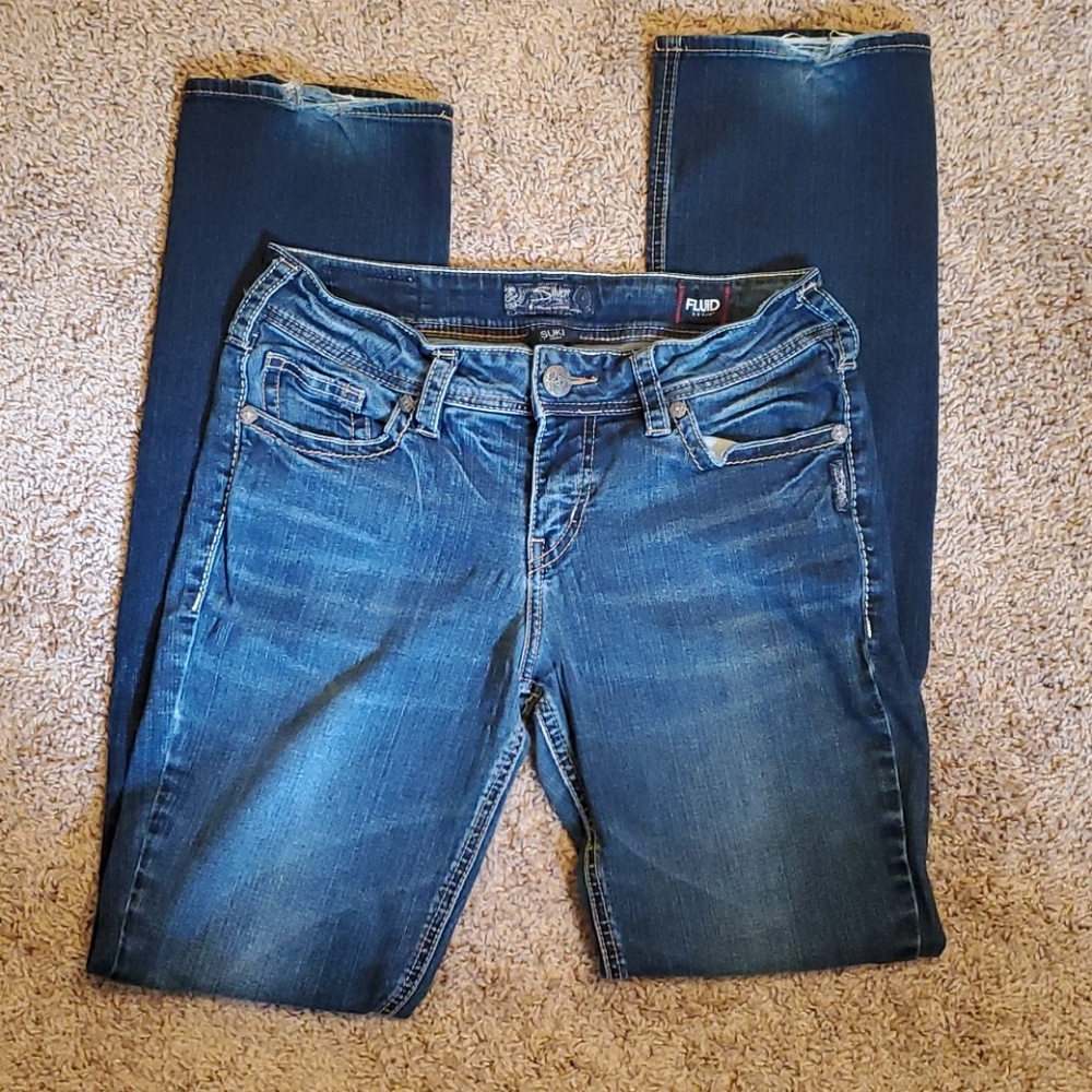 Silver jeans